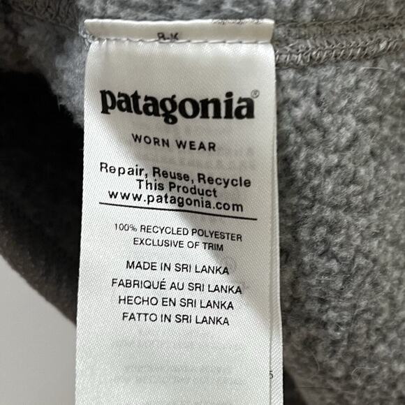 Patagonia Womens Better 1/4 Zip Fleece Sweater Size XS Gray Johns Hopkins LOGO - Picture 5 of 7